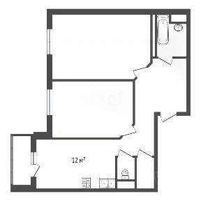 Продается 2-комн. квартира, 64 м²