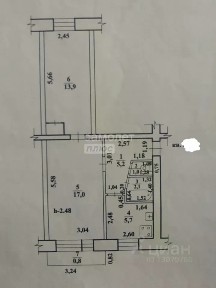 Продается 2-комн. квартира, 44,9 м²