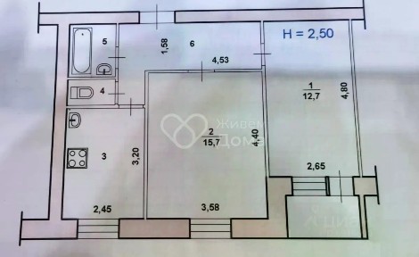 Продается 2-комн. квартира, 48 м²