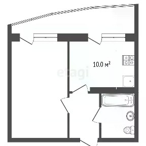 Сдается 1-комн. квартира, 38,3 м²