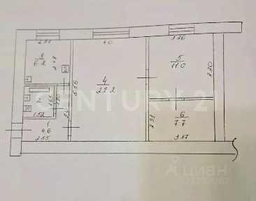 Продается 2-комн. квартира, 54,2 м²