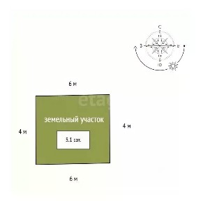 Продается 1-этажный дом, 20 м²