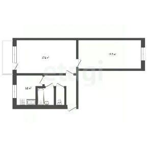 Продается 2-комн. квартира, 45,4 м²