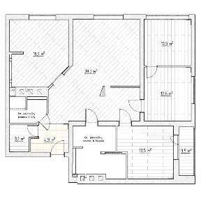 Продается 3-комн. квартира, 115 м²