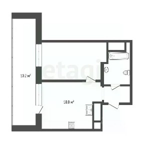 Продается 1-комн. квартира, 33 м²