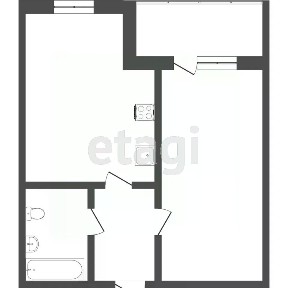 Продается 1-комн. квартира, 43,7 м²