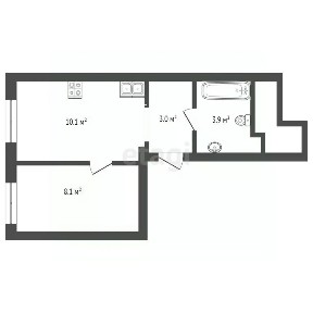 Продается 1-комн. квартира, 26 м²