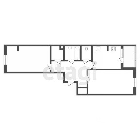 Продается 2-комн. квартира, 64 м²