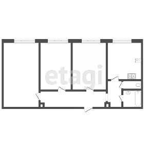 Продается 3-комн. квартира, 65,1 м²