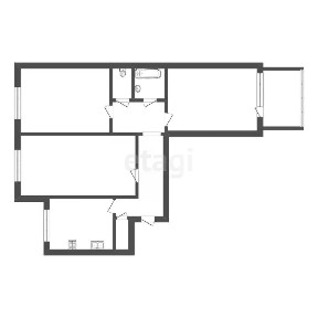 Продается 3-комн. квартира, 66,6 м²