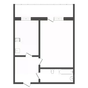 Продается 1-комн. квартира, 45 м²
