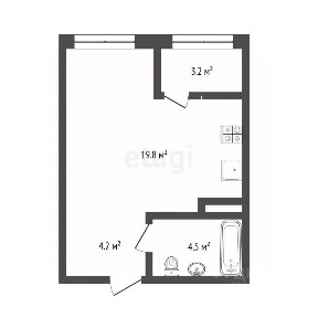 Продается студия, 31 м²