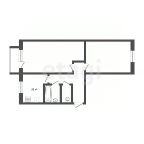 Продается 2-комн. квартира, 48,4 м²