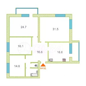 Продается 4-комн. квартира, 126 м²