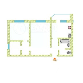 Продается 2-комн. квартира, 55,8 м²
