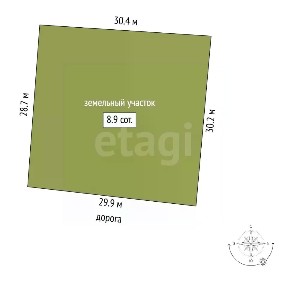 Продается 2-этажный дом, 50 м²