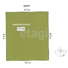Продается участок, 19,38 сот.