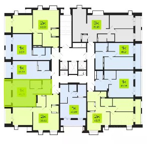 Продается 1-комн. квартира, 39,28 м²