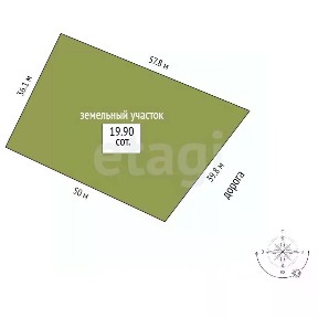 Продается участок, 19,9 сот.