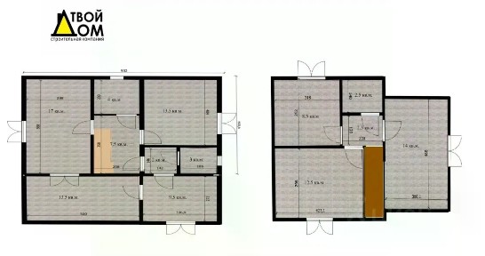 Продается 2-этажный дом, 116 м²