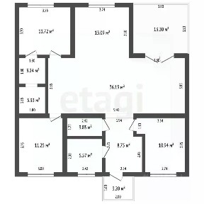 Продается 1-этажный дом, 130 м²