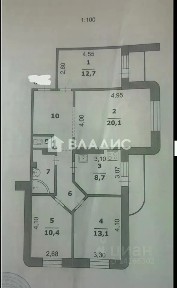 Продается 4-комн. квартира, 86 м²