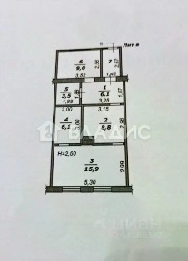 Продается 3-комн. квартира, 49,4 м²