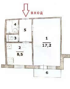 Продается 1-комн. квартира, 33,3 м²