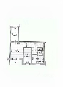 Продается 3-комн. квартира, 63,8 м²
