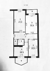 Продается 3-комн. квартира, 68,6 м²