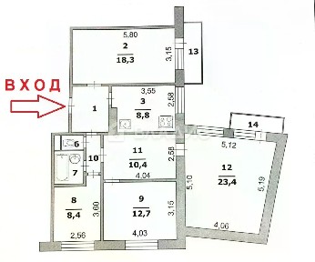Продается 4-комн. квартира, 93,1 м²