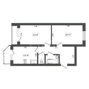 Продается 2-комн. квартира, 67,1 м²