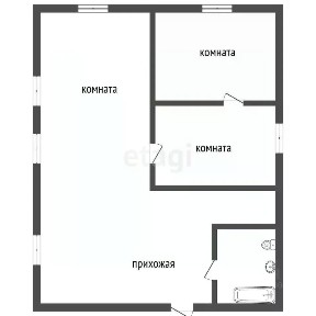 Продается 1-этажный дом, 51,9 м²