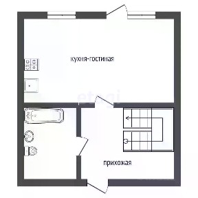 Продается 2-этажный дом, 70 м²