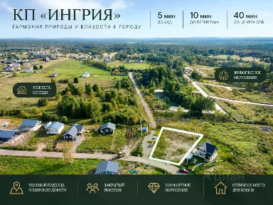 Продается участок, 8,45 сот.