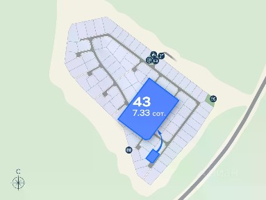 Продается участок, 6,4 сот.