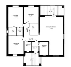 Продается 1-этажный дом, 144 м²