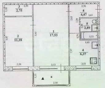 Продается 2-комн. квартира, 45,2 м²
