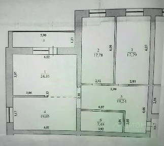 Продается 3-комн. квартира, 105,7 м²