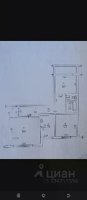 Продается 3-комн. квартира, 65,6 м²