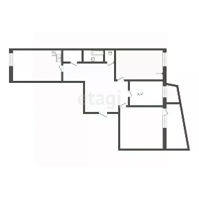 Продается 3-комн. квартира, 93 м²