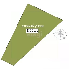 Продается участок, 12,5 сот.