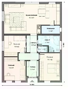 Продается 1-этажный дом, 106 м²