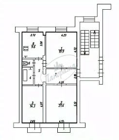 Продается 3-комн. квартира, 84,2 м²