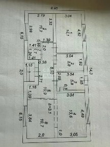 Продается 1-этажный дом, 86 м²
