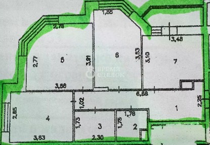 Продается 3-комн. квартира, 64 м²