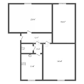 Продается 3-комн. квартира, 54,4 м²