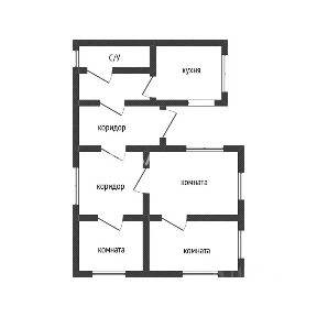 Продается 1-этажный дом, 77,1 м²