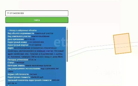 Продается участок, 2,7 сот.