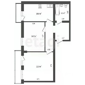 Продается студия, 69,5 м²